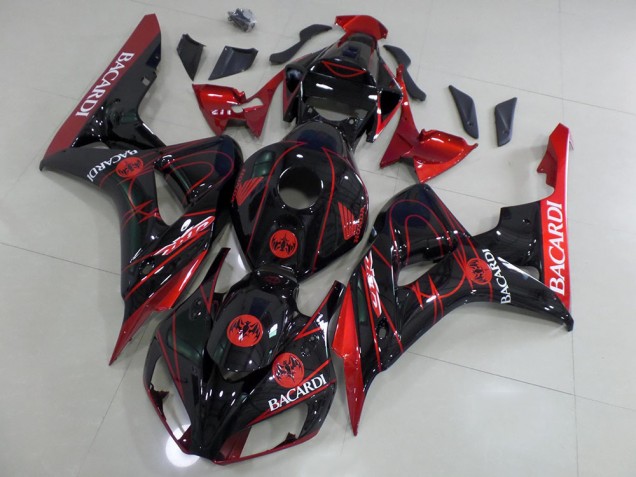 2006-2007 Black Bacardi Honda CBR1000RR Motorbike Fairing Canada 2006-2007 Black Bacardi Honda CBR1000RR Motorbike Fairing Canada
