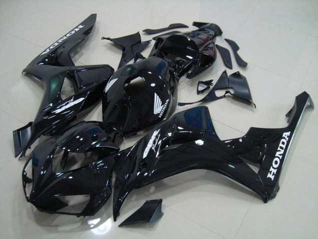 2006-2007 Black Silver Decals Honda CBR1000RR Motorcycle Fairing Kit Canada