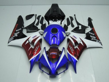 2006-2007 Burgandy and Blue Honda CBR1000RR Bike Fairing Canada