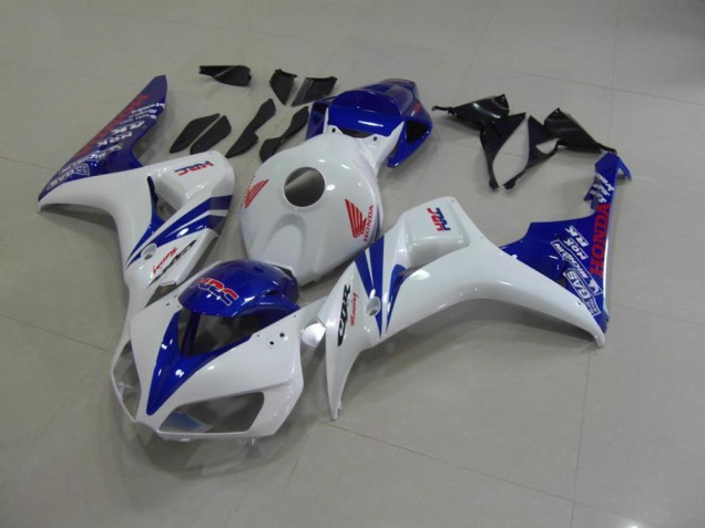 2006-2007 Pearl White Blue Honda CBR1000RR Motorcycle Fairings Kits Canada 2006-2007 Pearl White Blue Honda CBR1000RR Motorcycle Fairings Kits Canada