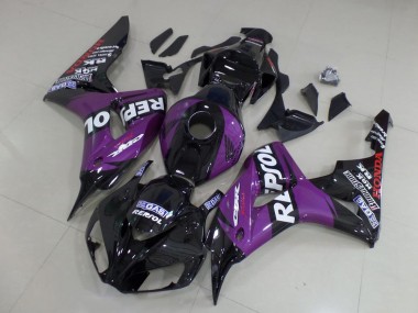 2006-2007 Purple Repsol Honda CBR1000RR Motorcyle Fairings Canada