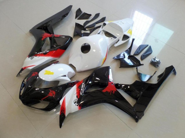 2006-2007 White Black with No Sticker Honda CBR1000RR Bike Fairing Kit Canada 2006-2007 White Black with No Sticker Honda CBR1000RR Bike Fairing Kit Canada