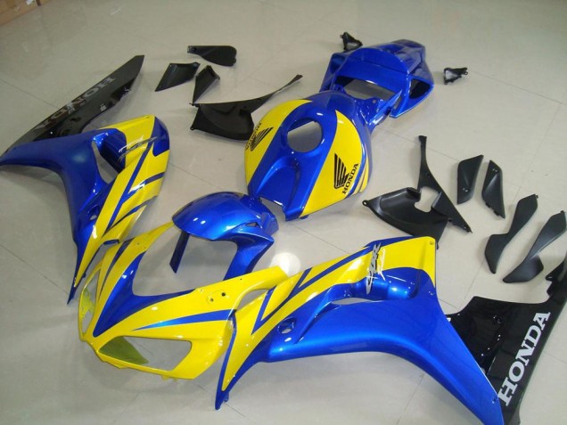 2006-2007 Yellow Blue Black Honda CBR1000RR Moto Fairings Canada 2006-2007 Yellow Blue Black Honda CBR1000RR Moto Fairings Canada