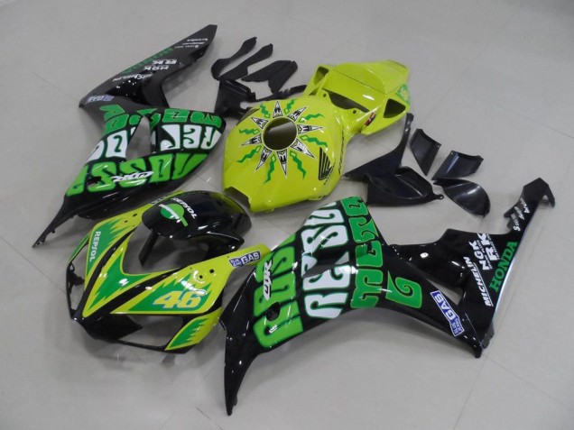 2006-2007 Yellow Green Rossi Honda CBR1000RR Motor Fairings Canada 2006-2007 Yellow Green Rossi Honda CBR1000RR Motor Fairings Canada