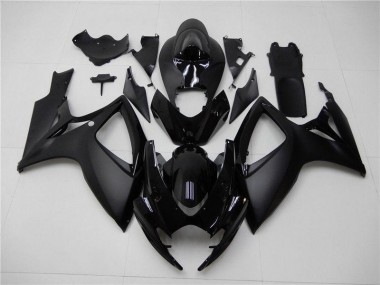 2006-2007 Matte Black Suzuki GSXR 600/750 Bike Fairings Canada