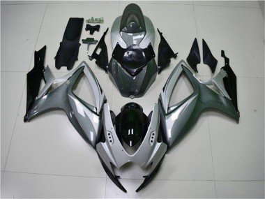 2006-2007 Silver Grey Suzuki GSXR 600/750 Motorcycle Replacement Fairings Canada