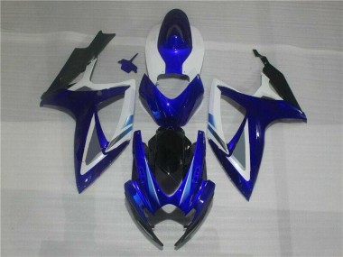2006-2007 Blue White Suzuki GSXR 600/750 Bike Fairing Canada