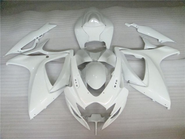 2006-2007 Pearl White Suzuki GSXR 600/750 Motorbike Fairing Canada 2006-2007 Pearl White Suzuki GSXR 600/750 Motorbike Fairing Canada