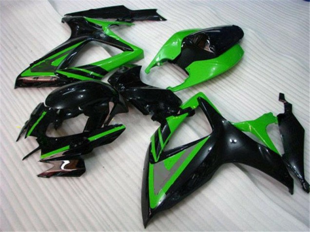 2006-2007 Green Black Suzuki GSXR 600/750 Motorcycle Bodywork Canada 2006-2007 Green Black Suzuki GSXR 600/750 Motorcycle Bodywork Canada