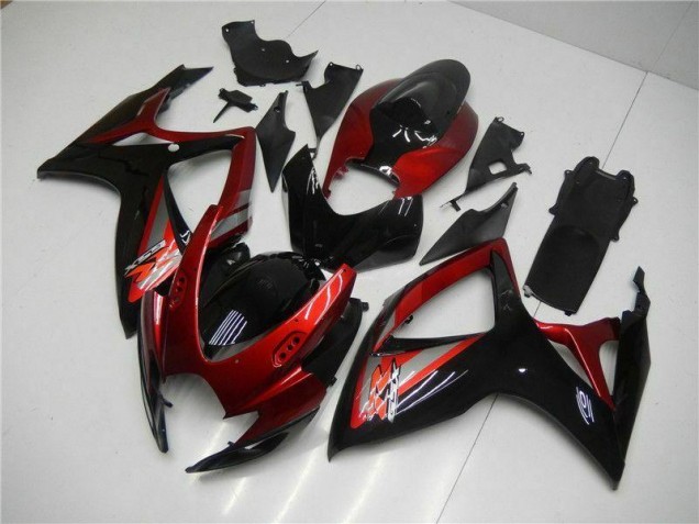 2006-2007 Red Black Suzuki GSXR 600/750 Motor Bike Fairings Canada 2006-2007 Red Black Suzuki GSXR 600/750 Motor Bike Fairings Canada