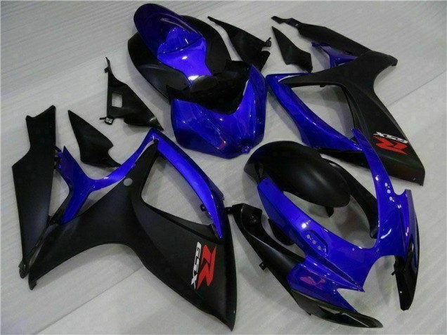 2006-2007 Blue Black Suzuki GSXR 600/750 Motorbike Fairing Kits Canada