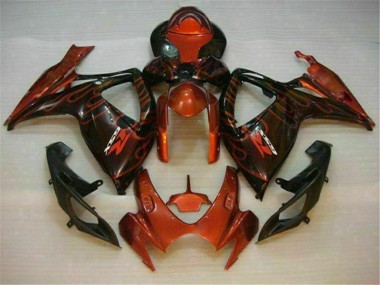 2006-2007 Red Suzuki GSXR 600/750 Motorbike Fairings Canada