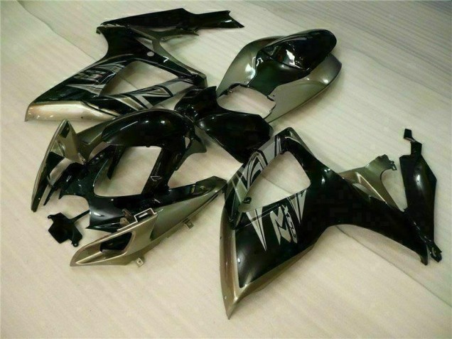 2006-2007 Black Grey Suzuki GSXR 600/750 Motorcycle Fairing Kits Canada 2006-2007 Black Grey Suzuki GSXR 600/750 Motorcycle Fairing Kits Canada