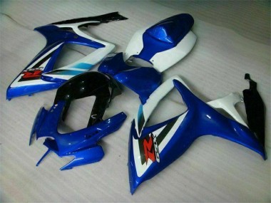 2006-2007 Blue White Suzuki GSXR 600/750 Bike Fairings Canada