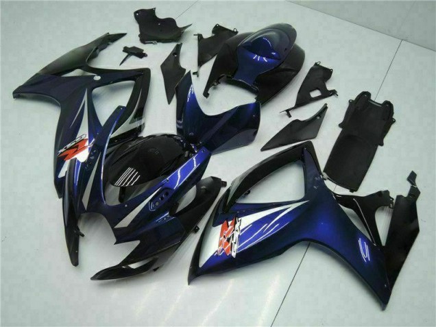 2006-2007 Black Blue Suzuki GSXR 600/750 Motorbike Fairing Kits Canada 2006-2007 Black Blue Suzuki GSXR 600/750 Motorbike Fairing Kits Canada