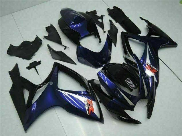 2006-2007 Black Blue Suzuki GSXR 600/750 Motorbike Fairing Kits Canada 2006-2007 Black Blue Suzuki GSXR 600/750 Motorbike Fairing Kits Canada