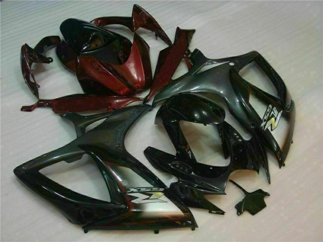 2006-2007 Black Red Suzuki GSXR 600/750 Motorcycle Fairings Canada 2006-2007 Black Red Suzuki GSXR 600/750 Motorcycle Fairings Canada