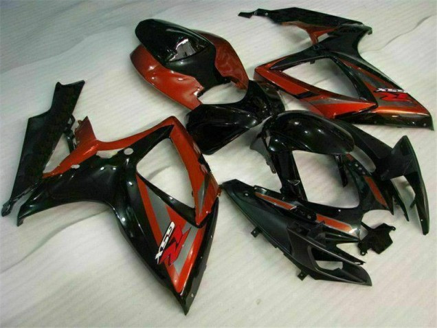 2006-2007 Black Red Suzuki GSXR 600/750 Motorcycle Fairing Kits Canada 2006-2007 Black Red Suzuki GSXR 600/750 Motorcycle Fairing Kits Canada