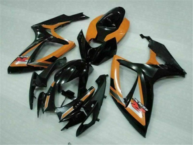 2006-2007 Black Orange Suzuki GSXR 600/750 Bike Fairings Canada 2006-2007 Black Orange Suzuki GSXR 600/750 Bike Fairings Canada