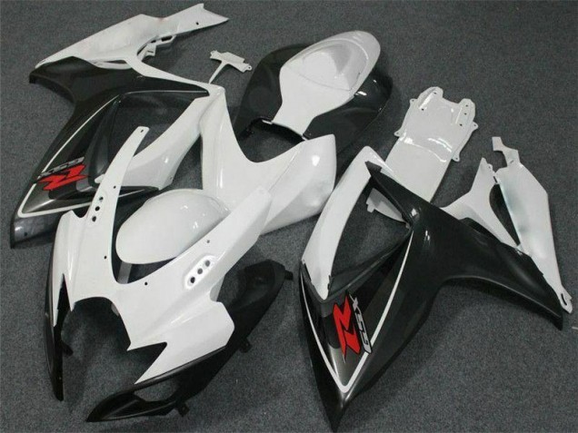 2006-2007 White Suzuki GSXR 600/750 Motorcycle Fairing Kits Canada 2006-2007 White Suzuki GSXR 600/750 Motorcycle Fairing Kits Canada