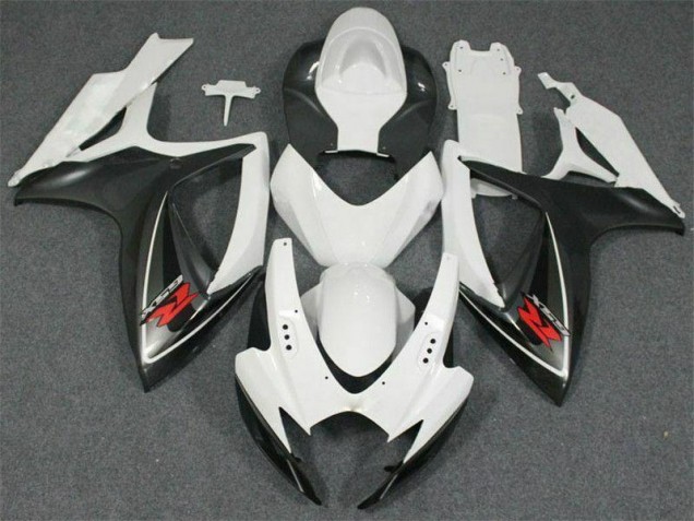 2006-2007 White Suzuki GSXR 600/750 Motorcycle Fairing Kits Canada 2006-2007 White Suzuki GSXR 600/750 Motorcycle Fairing Kits Canada
