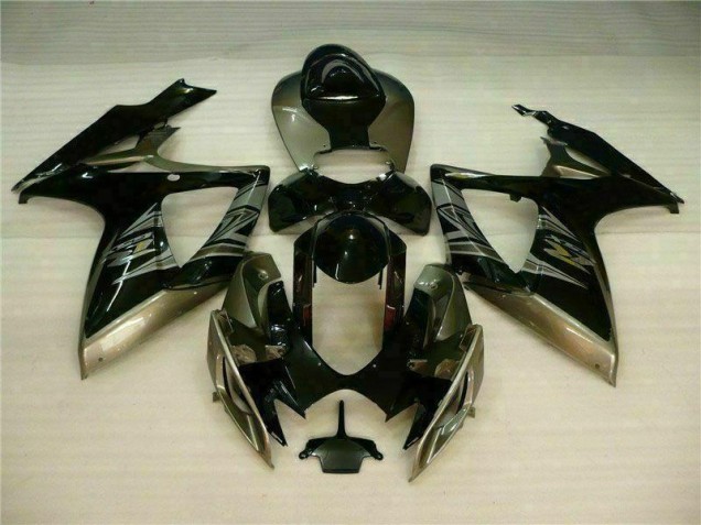 2006-2007 Black Grey Suzuki GSXR 600/750 Motorcycle Replacement Fairings Canada 2006-2007 Black Grey Suzuki GSXR 600/750 Motorcycle Replacement Fairings Canada
