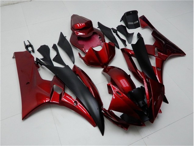 2006-2007 Red Black Yamaha YZF R6 Bike Fairings Canada 2006-2007 Red Black Yamaha YZF R6 Bike Fairings Canada