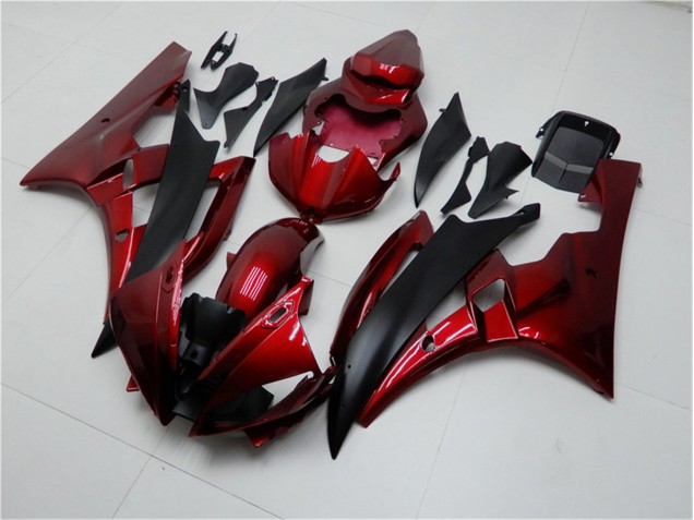 2006-2007 Red Black Yamaha YZF R6 Bike Fairings Canada 2006-2007 Red Black Yamaha YZF R6 Bike Fairings Canada