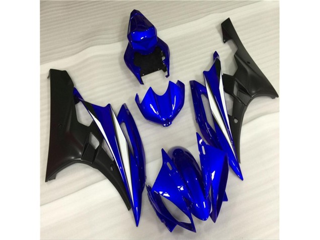 2006-2007 Blue Black Yamaha YZF R6 Motorcycle Fairings Kits Canada 2006-2007 Blue Black Yamaha YZF R6 Motorcycle Fairings Kits Canada