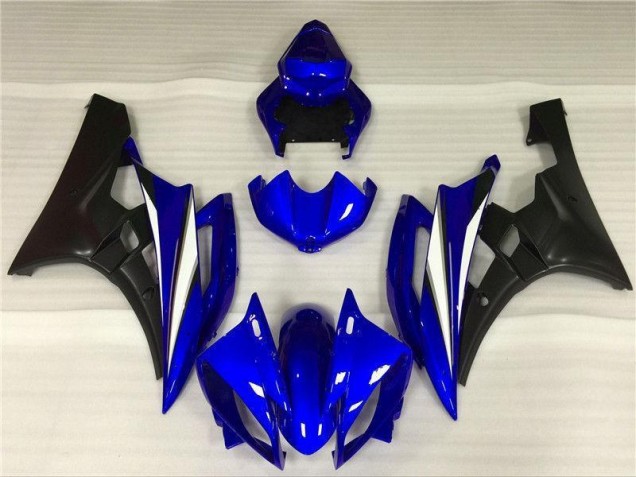 2006-2007 Blue Black Yamaha YZF R6 Motorcycle Fairings Kits Canada 2006-2007 Blue Black Yamaha YZF R6 Motorcycle Fairings Kits Canada