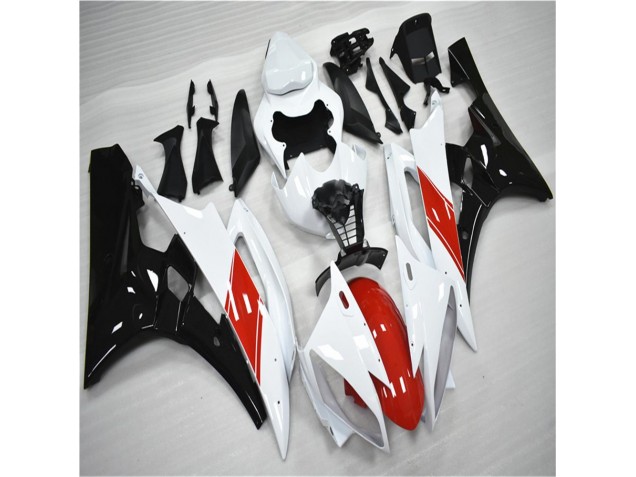 2006-2007 Red White Black Yamaha YZF R6 Moto Fairings Canada 2006-2007 Red White Black Yamaha YZF R6 Moto Fairings Canada