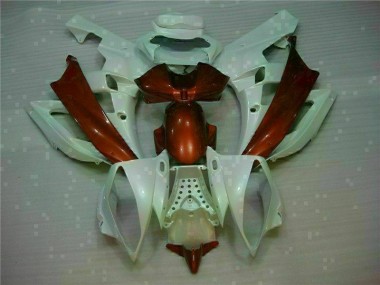 2006-2007 White Brown Yamaha YZF R6 Motorcylce Fairings Canada