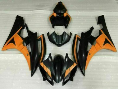 2006-2007 Black Orange Yamaha YZF R6 Motorcycle Fairing Canada