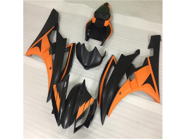 2006-2007 Orange Black Yamaha YZF R6 Bike Fairings Canada 2006-2007 Orange Black Yamaha YZF R6 Bike Fairings Canada