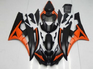 2006-2007 Orange Black Yamaha YZF R6 Bike Fairings Canada