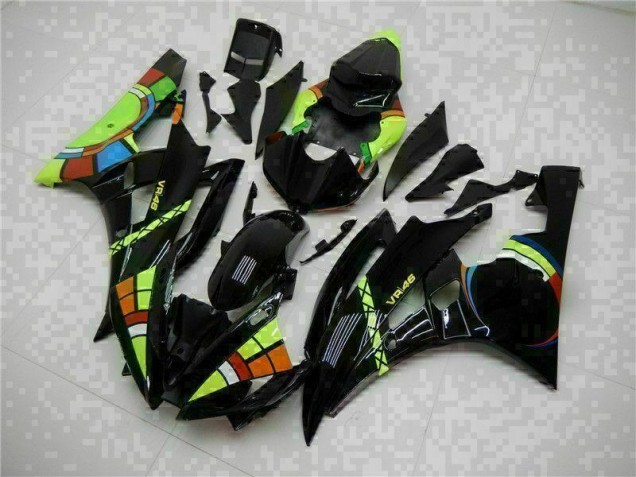 2006-2007 Black Yamaha YZF R6 Motorcycle Replacement Fairings Canada 2006-2007 Black Yamaha YZF R6 Motorcycle Replacement Fairings Canada