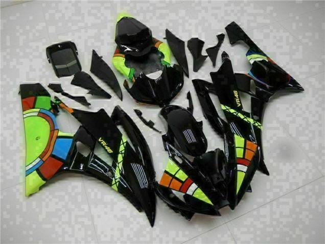 2006-2007 Black Yamaha YZF R6 Motorcycle Replacement Fairings Canada 2006-2007 Black Yamaha YZF R6 Motorcycle Replacement Fairings Canada