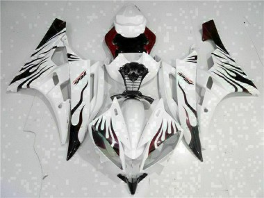 2006-2007 White Yamaha YZF R6 Motorcyle Fairings Canada