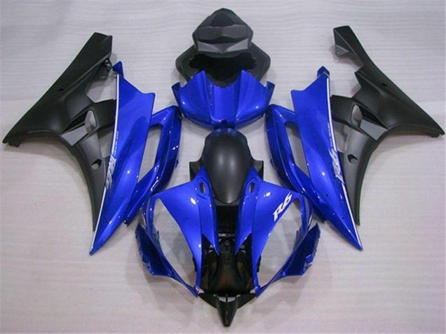 2006-2007 Blue Black Yamaha YZF R6 Motor Fairings Canada 2006-2007 Blue Black Yamaha YZF R6 Motor Fairings Canada