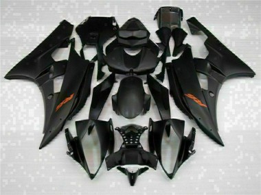 2006-2007 Black Yamaha YZF R6 Motorcycle Fairing Canada