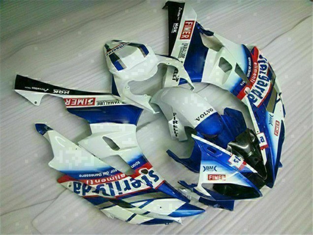 2006-2007 White Blue Yamaha YZF R6 Motorbike Fairing Canada 2006-2007 White Blue Yamaha YZF R6 Motorbike Fairing Canada
