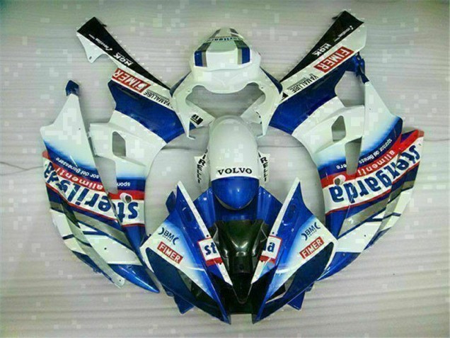 2006-2007 White Blue Yamaha YZF R6 Motorbike Fairing Canada 2006-2007 White Blue Yamaha YZF R6 Motorbike Fairing Canada