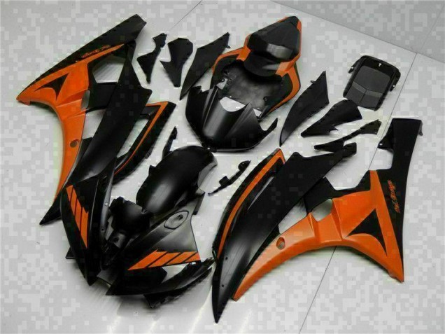 2006-2007 Orange Black Yamaha YZF R6 Bike Fairing Canada 2006-2007 Orange Black Yamaha YZF R6 Bike Fairing Canada