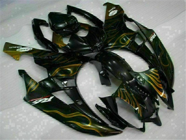 2006-2007 Black Yamaha YZF R6 Bike Fairing Kit Canada 2006-2007 Black Yamaha YZF R6 Bike Fairing Kit Canada