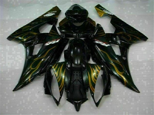 2006-2007 Black Yamaha YZF R6 Bike Fairing Kit Canada 2006-2007 Black Yamaha YZF R6 Bike Fairing Kit Canada