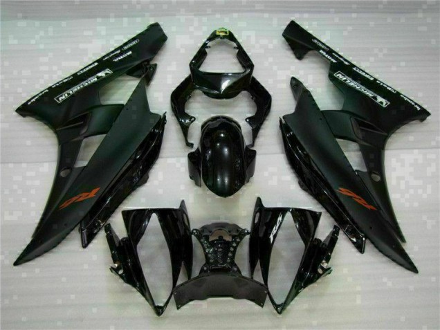 2006-2007 Black Yamaha YZF R6 Motorbike Fairing Kits Canada 2006-2007 Black Yamaha YZF R6 Motorbike Fairing Kits Canada