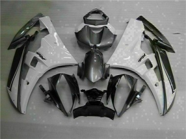 2006-2007 White Silver Yamaha YZF R6 Moto Fairings Canada