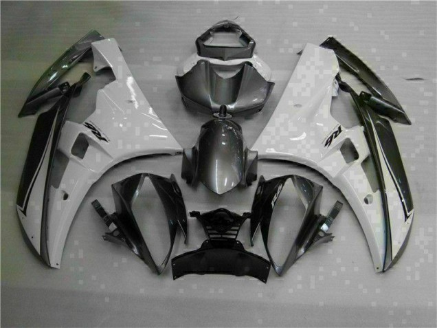 2006-2007 White Silver Yamaha YZF R6 Moto Fairings Canada 2006-2007 White Silver Yamaha YZF R6 Moto Fairings Canada
