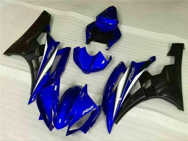 2006-2007 Blue Yamaha YZF R6 Motorcylce Fairings Canada 2006-2007 Blue Yamaha YZF R6 Motorcylce Fairings Canada