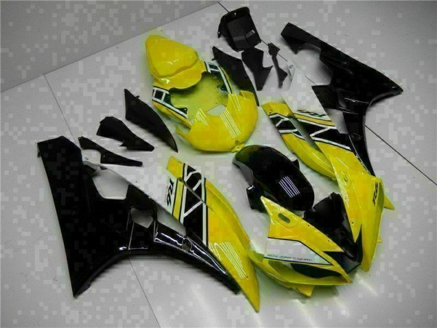 2006-2007 Yellow Black Yamaha YZF R6 Motorcycle Fairing Kit Canada 2006-2007 Yellow Black Yamaha YZF R6 Motorcycle Fairing Kit Canada